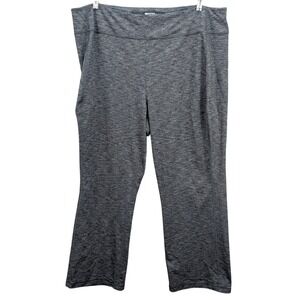 Duluth Trading Co  Pants Women's Sz XXL Capri Leggings Active Gray Zipper Pocket